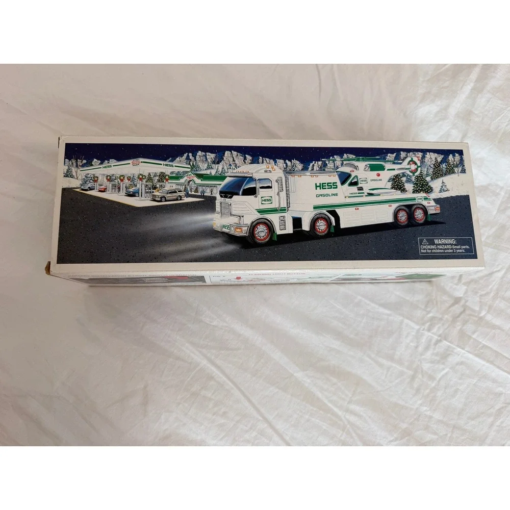 2006 Hess Toy Truck and Helicopter with Original Box and Instructions